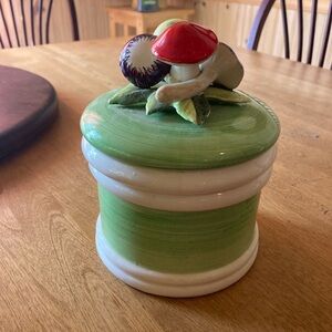 Vintage rare Arnart Ceramic canister